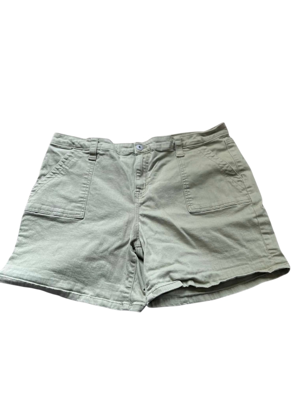 Style & Co. Light Sage Green Utility Pocket Shorts